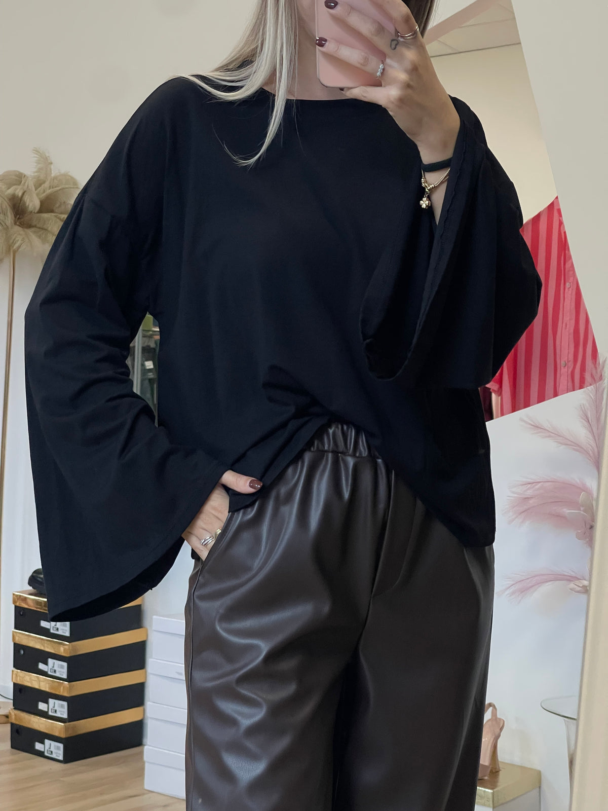 Maglia manica ampia