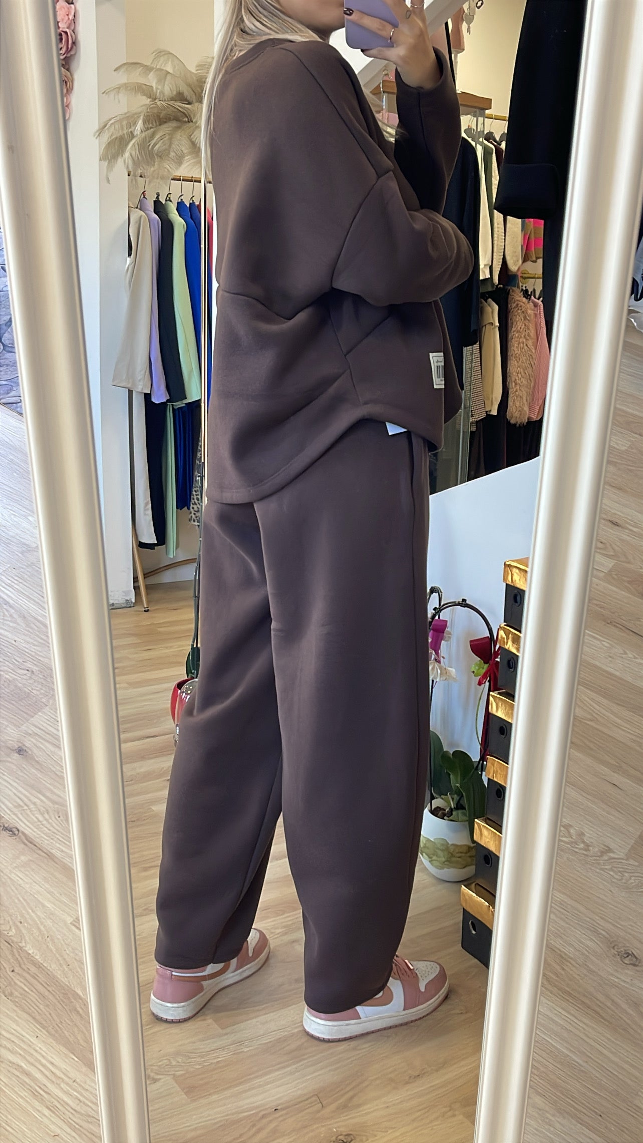 Pantalone felpato baggy