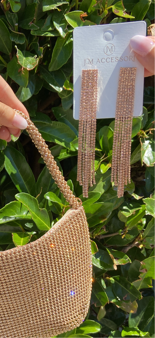 Orecchini pendenti glitter