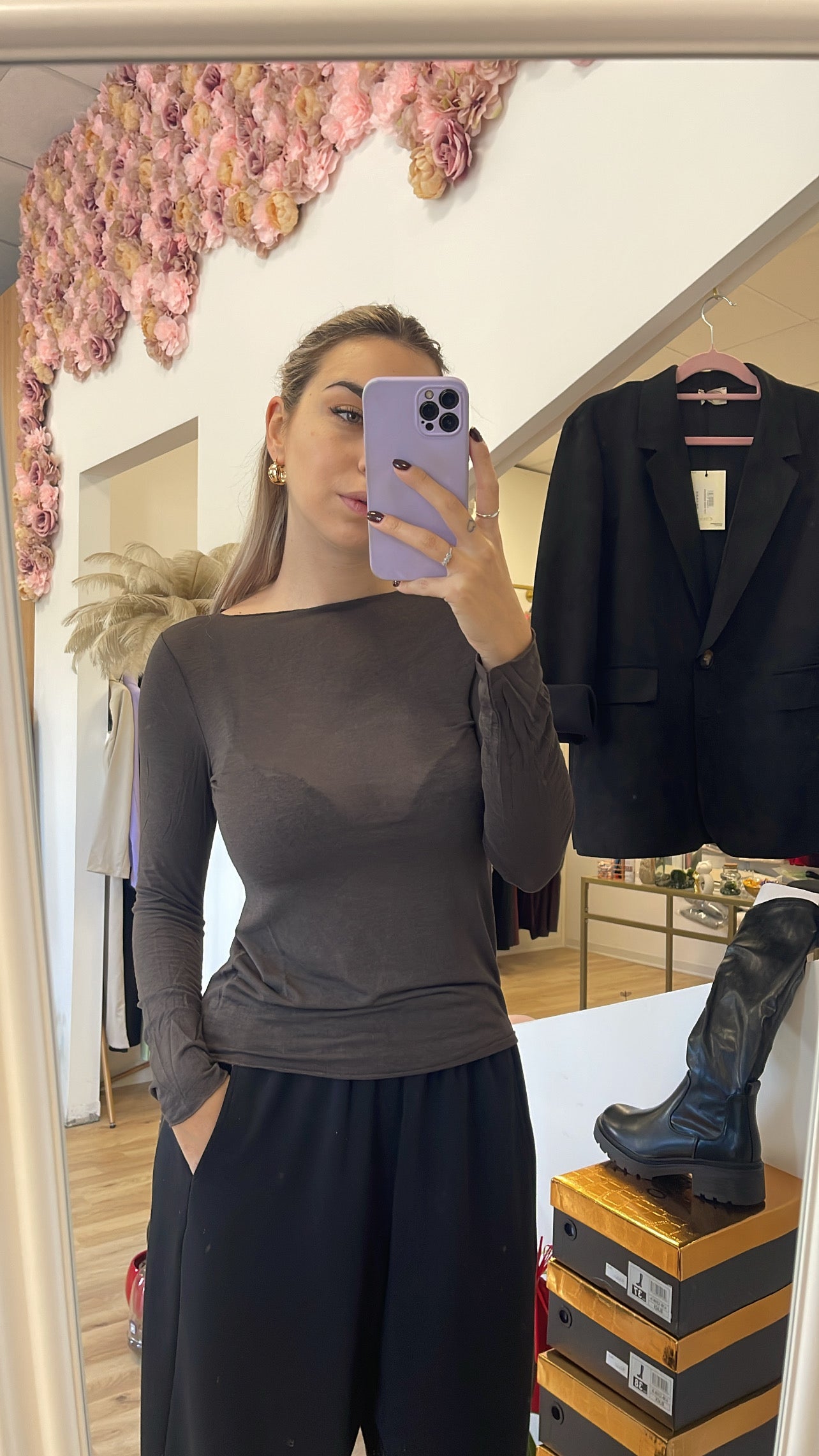 Maglia misto cashmere