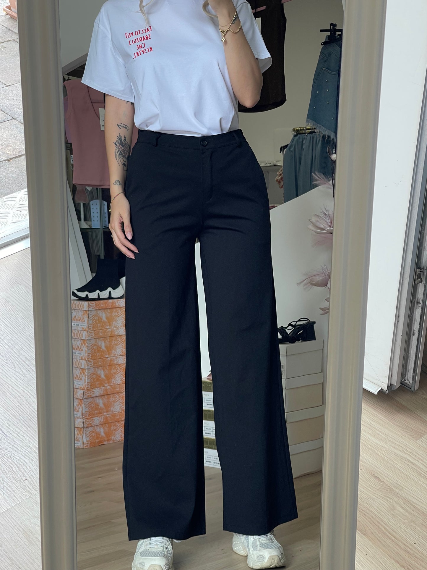 Pantalone palazzo sartoriale