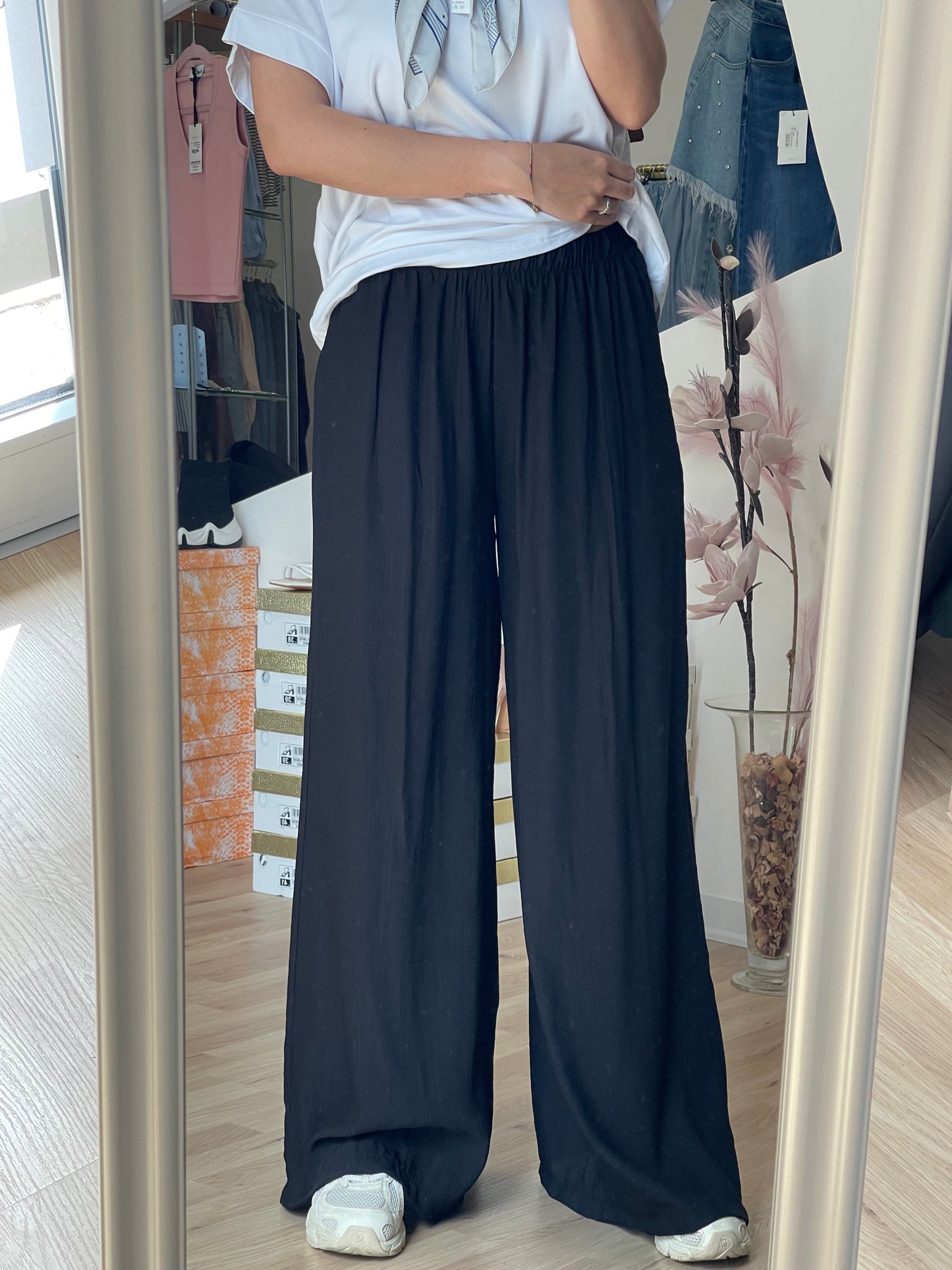 Pantalone palazzo soft