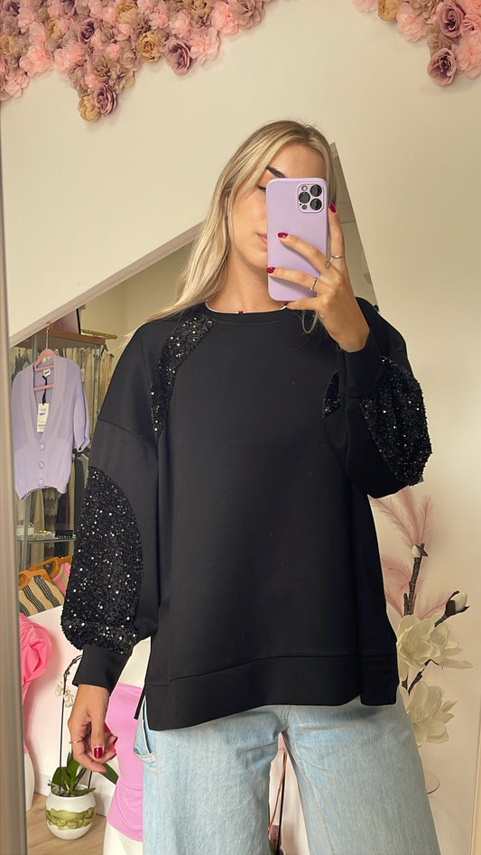 Felpa over paillettes