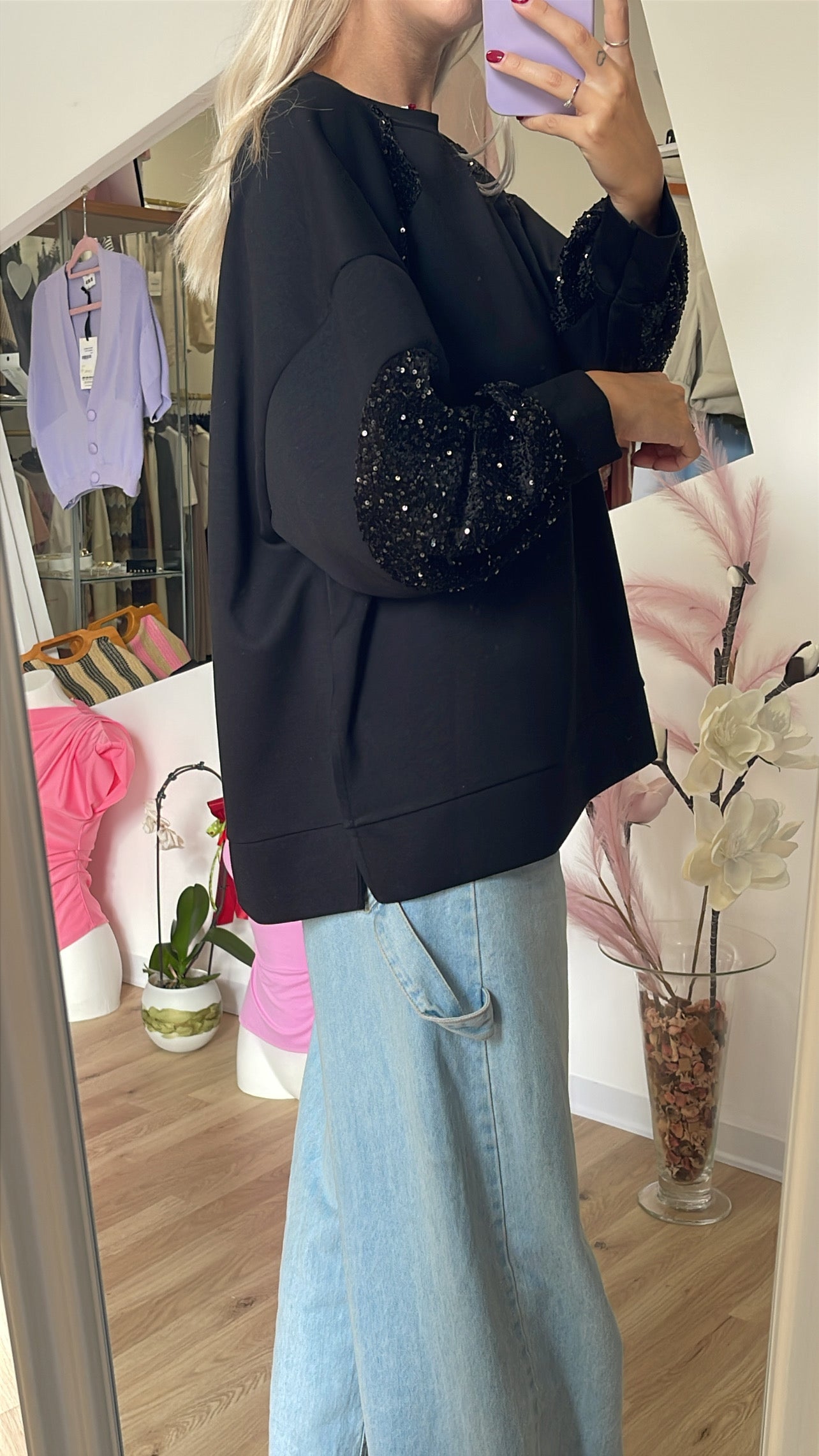 Felpa over paillettes