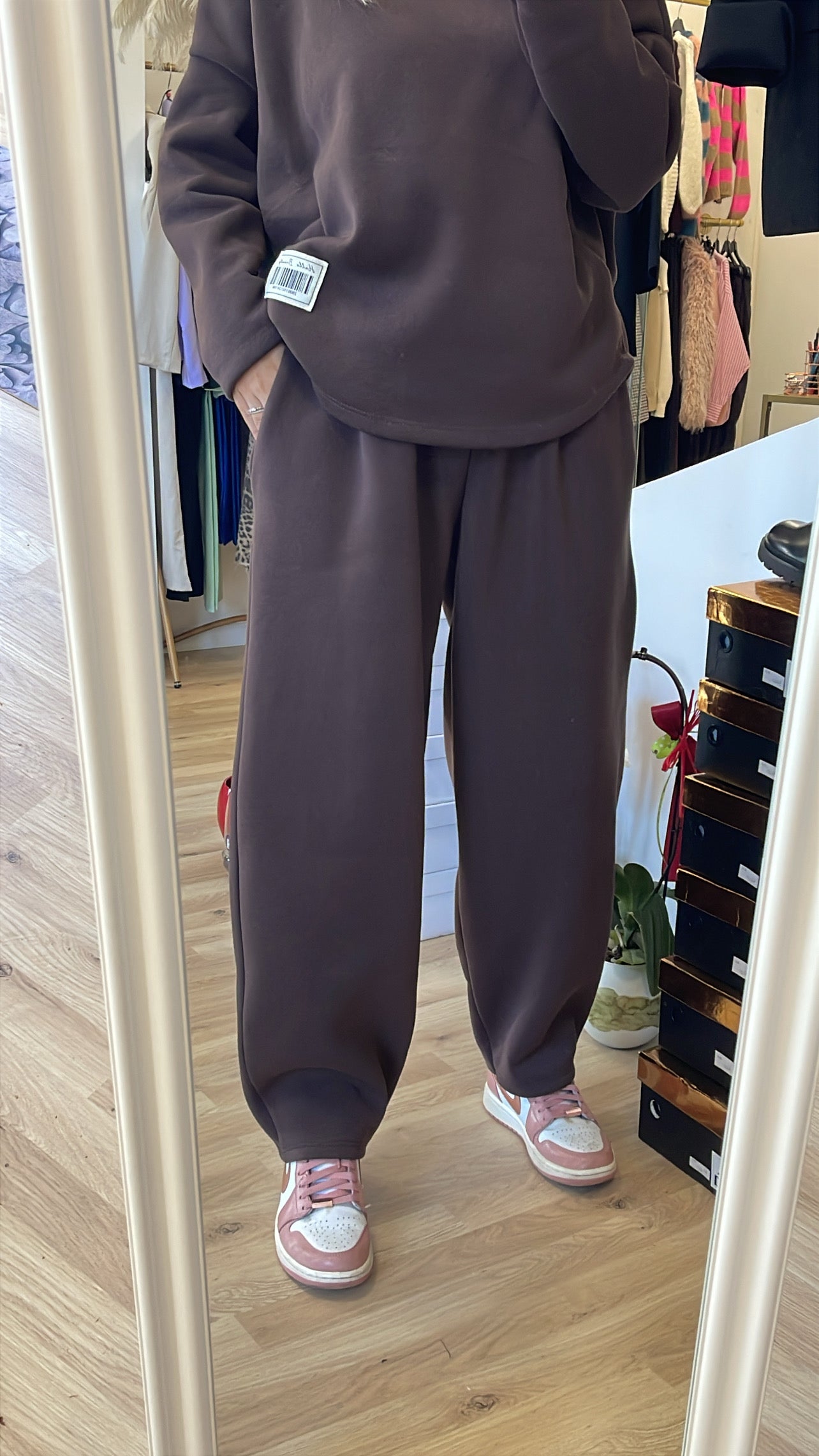 Pantalone felpato baggy