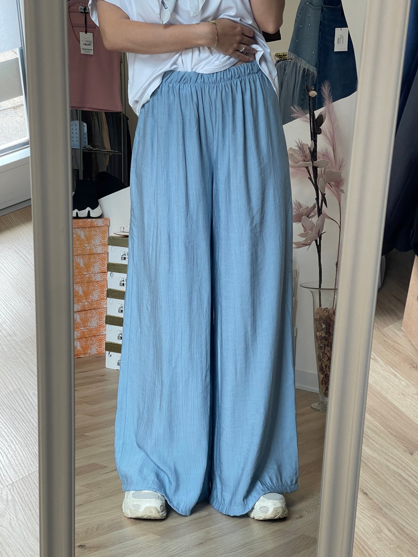 Pantalone palazzo soft