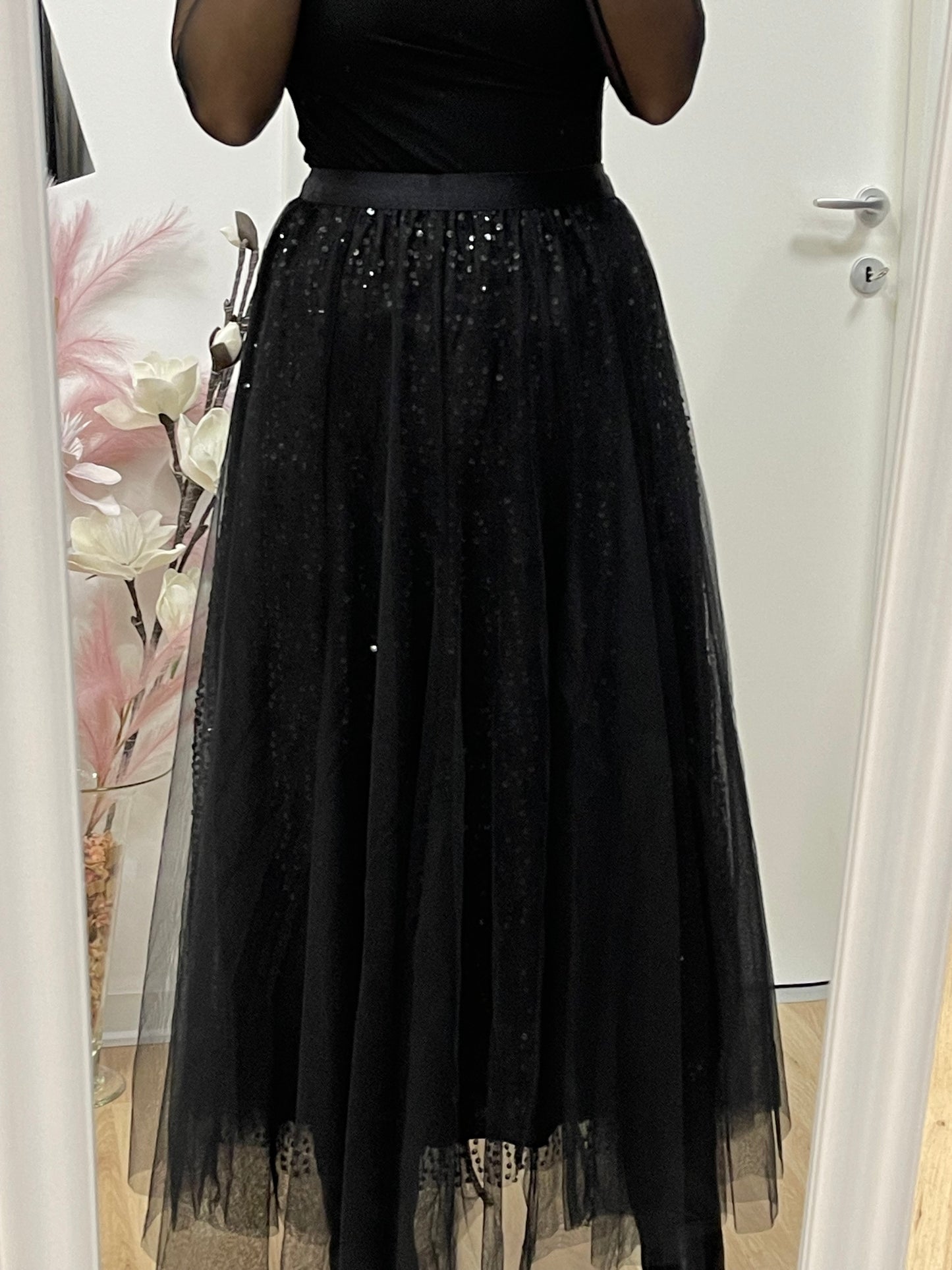 Gonna tulle paillettes