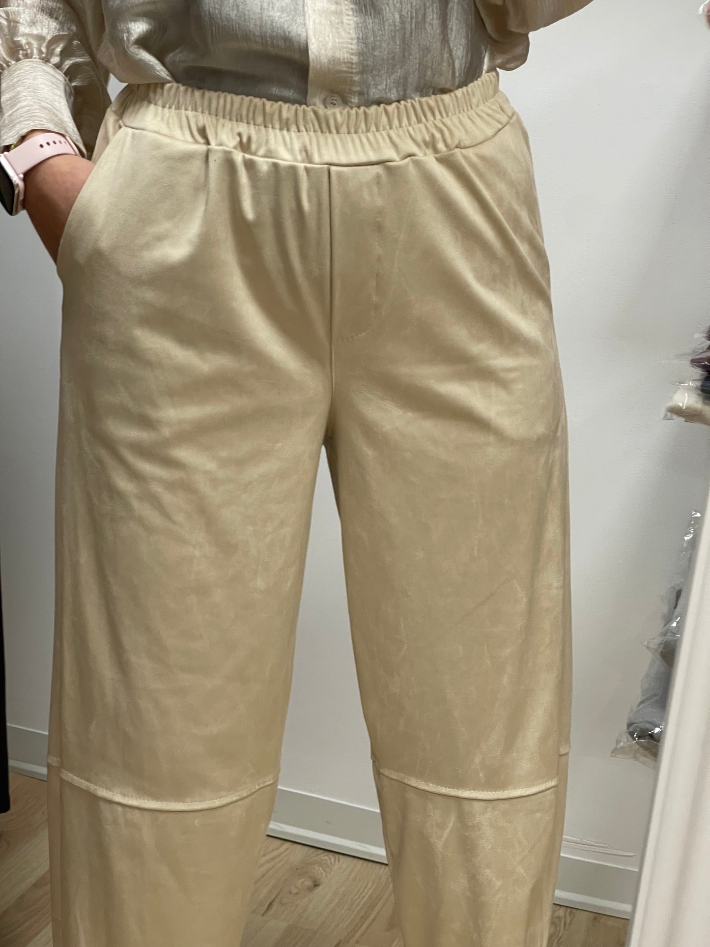 Pantalone camoscio