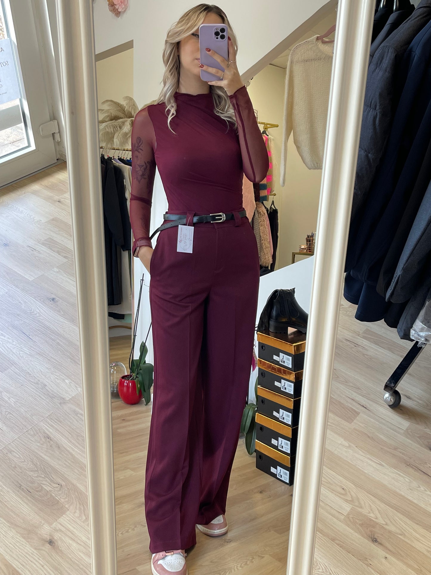 Pantalone palazzo chic