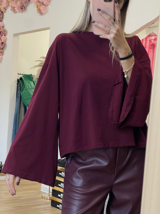 Maglia manica ampia