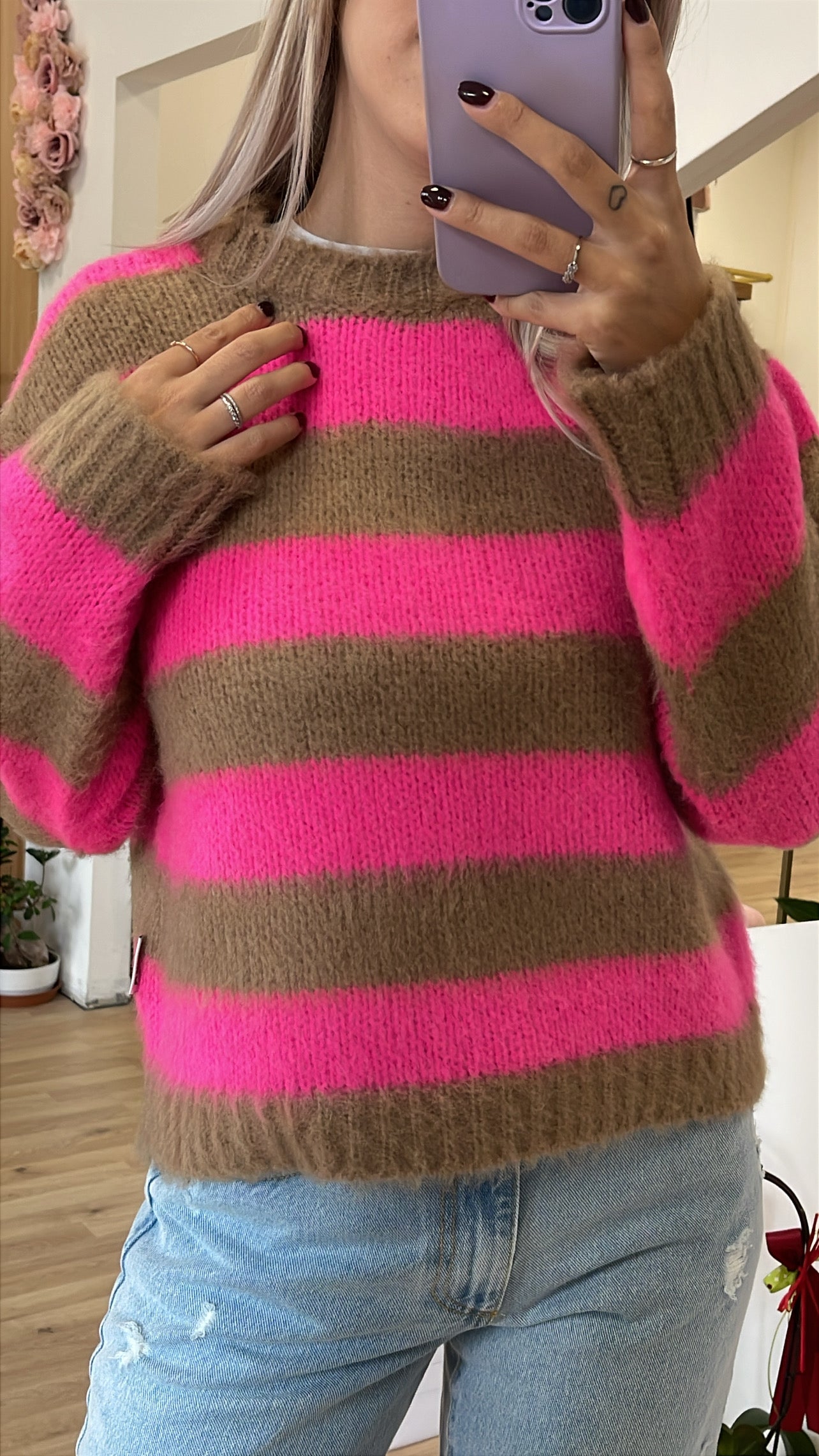 Maglione righe Berna