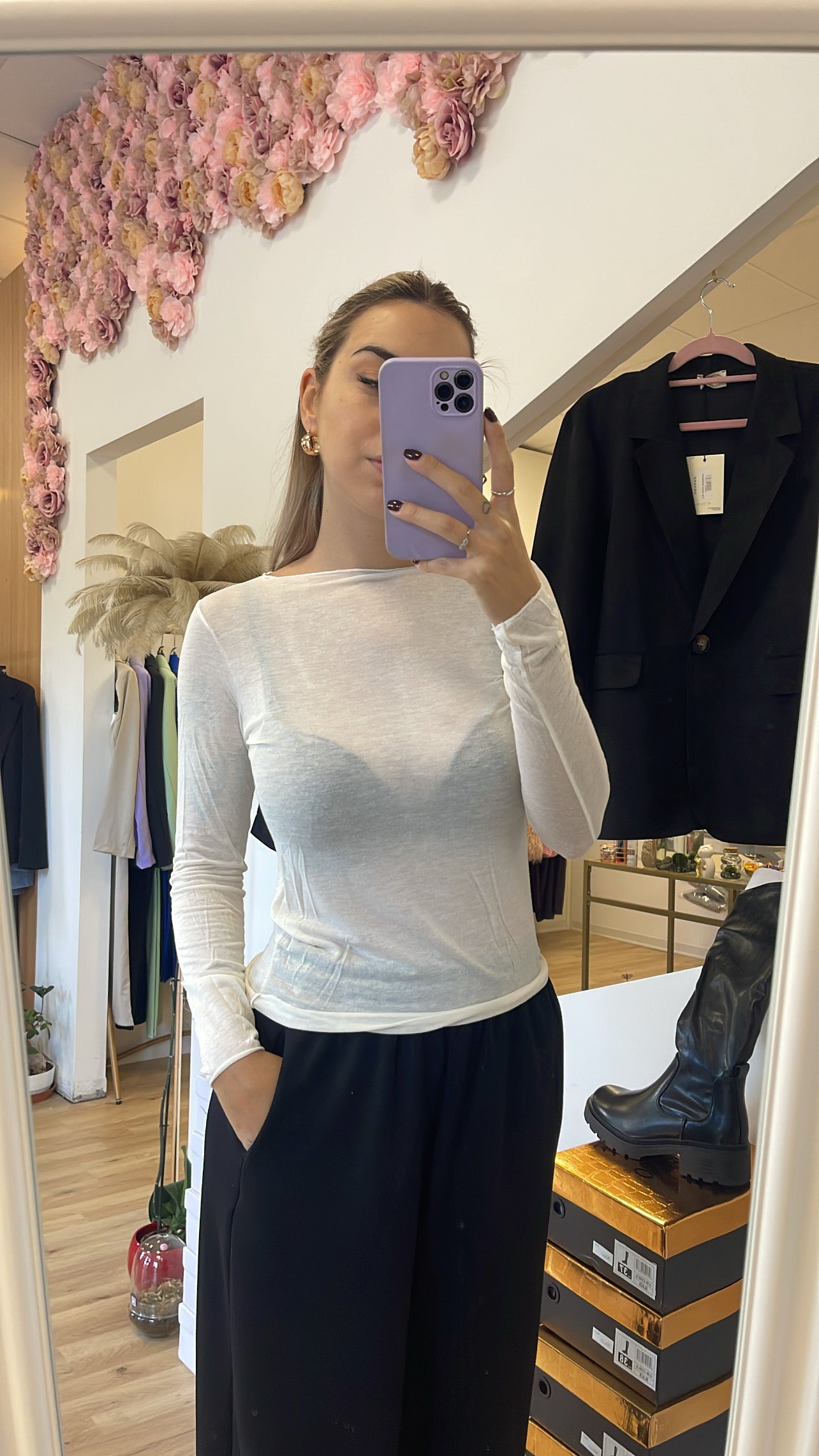 Maglia misto cashmere