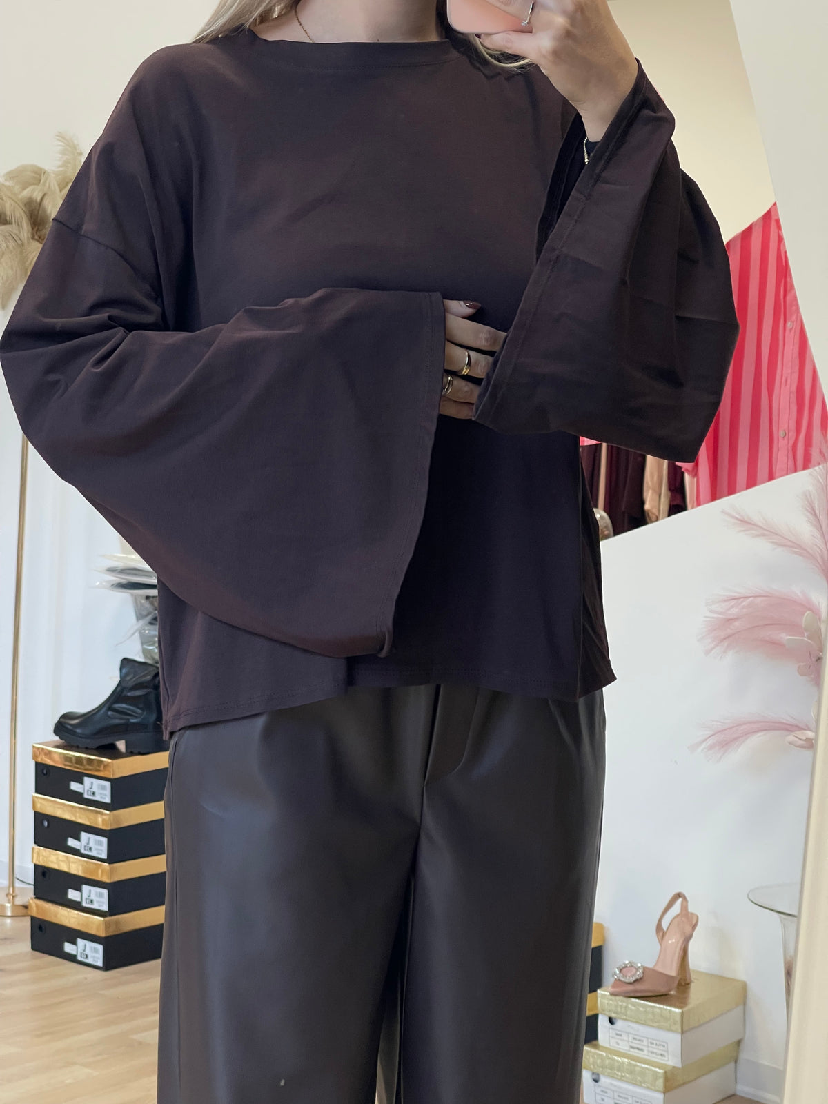 Maglia manica ampia