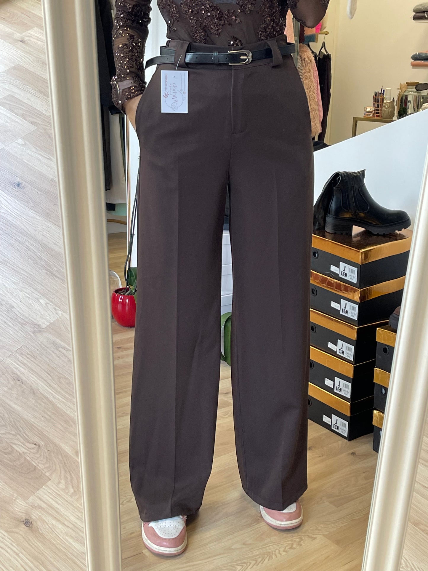 Pantalone palazzo chic