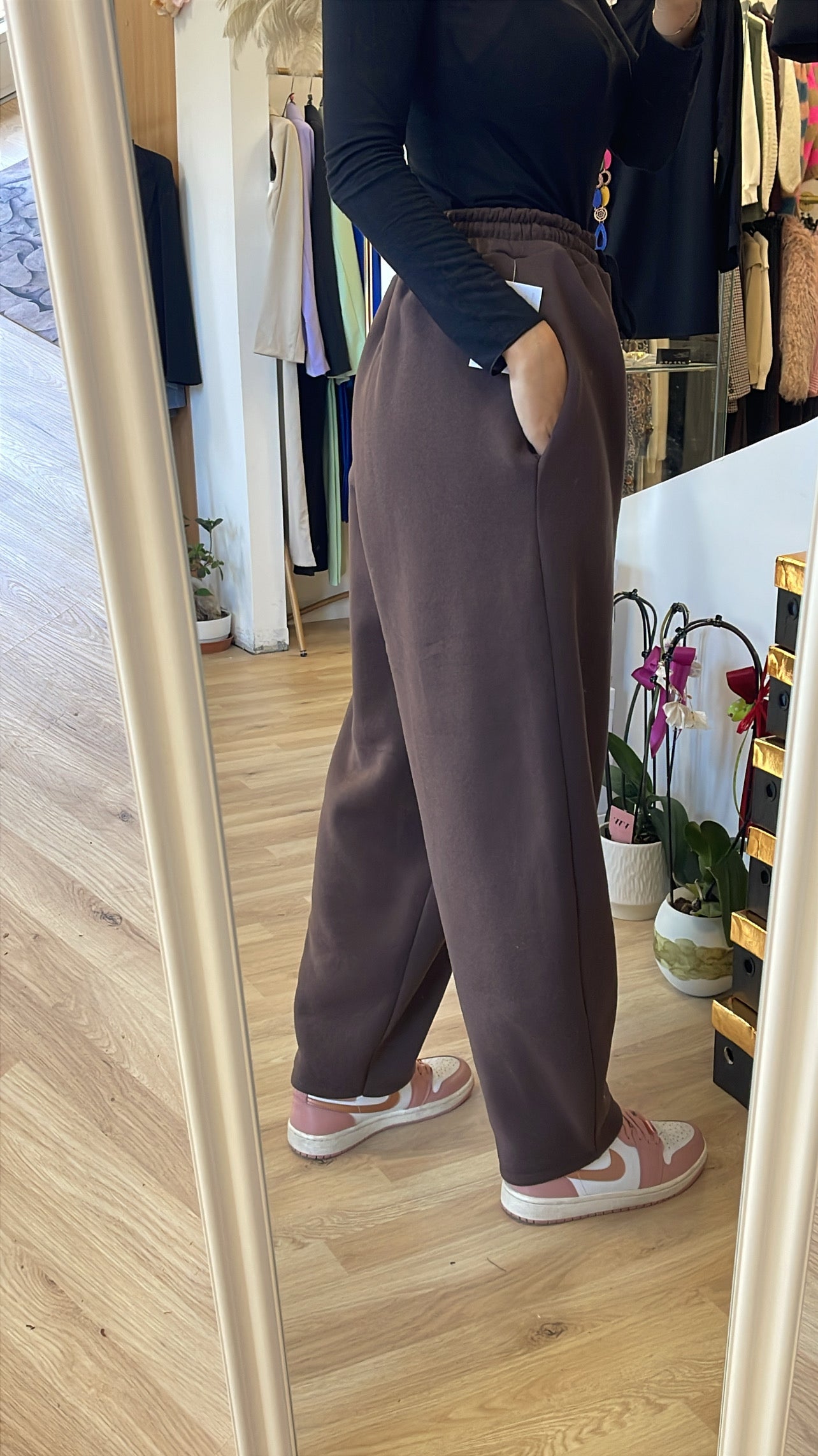 Pantalone felpato baggy